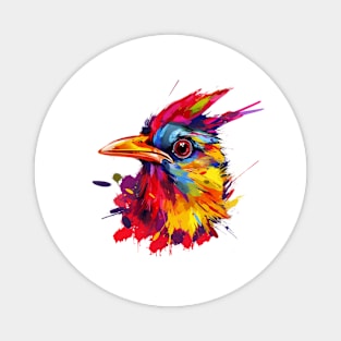 Colorful chicken Magnet